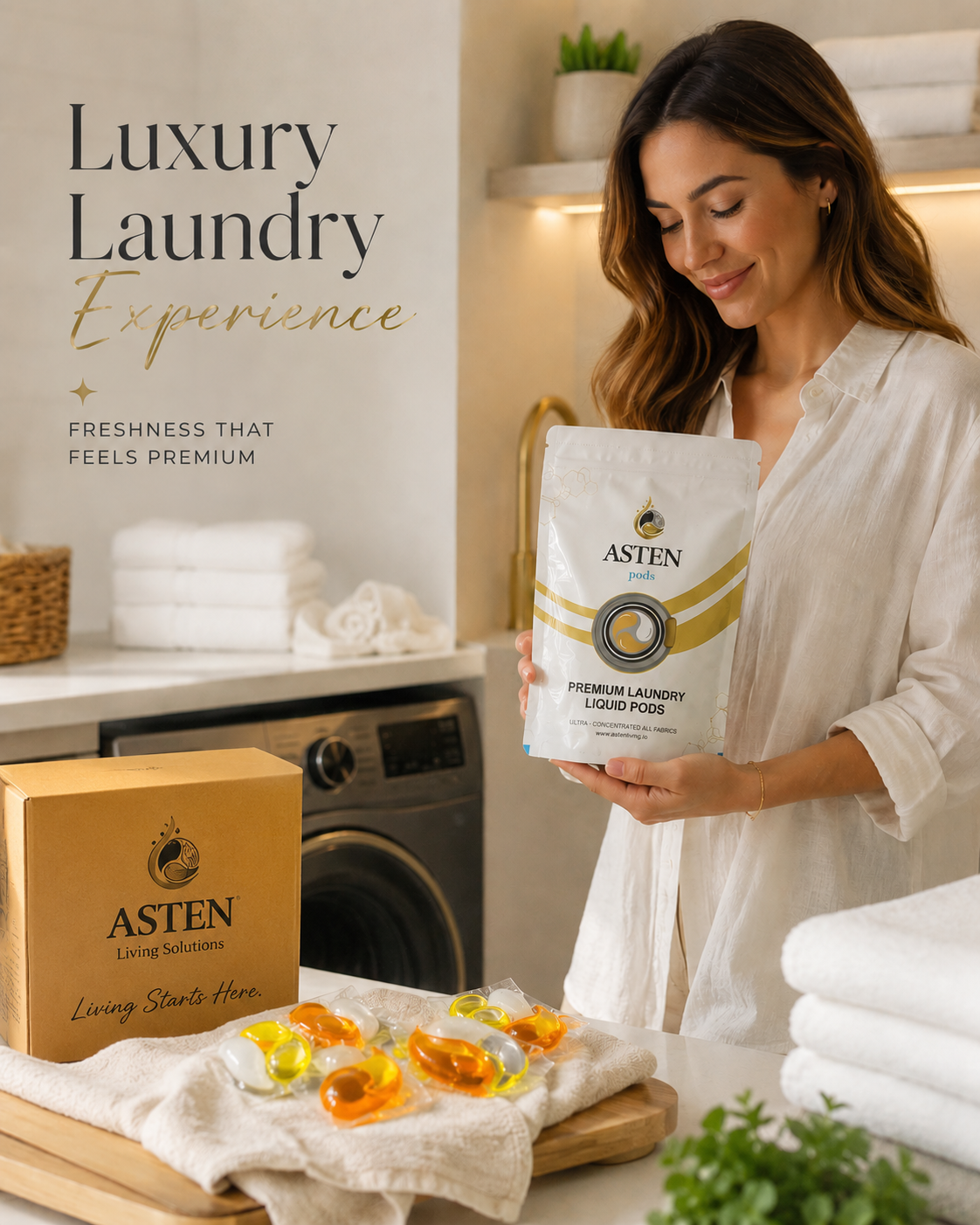 ASTEN  Premium  Laundry Pods 21 PC